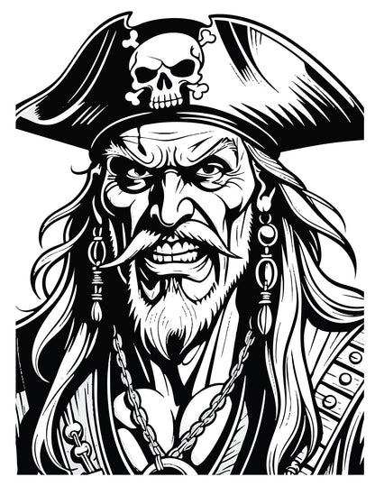 Pirates Coloring Book