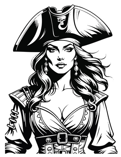 Pirates Coloring Book