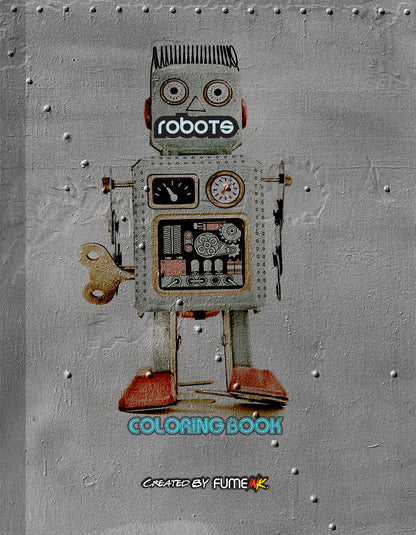 Robots Coloring Book