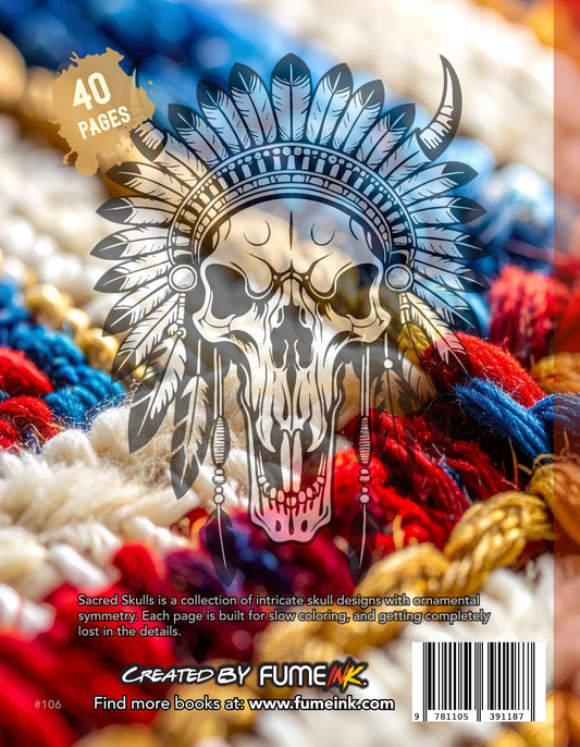 Sacred Skulls Coloring Book