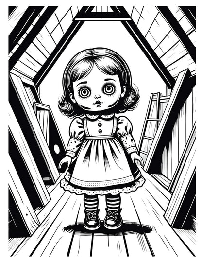 Deranged Dolls Coloring Book
