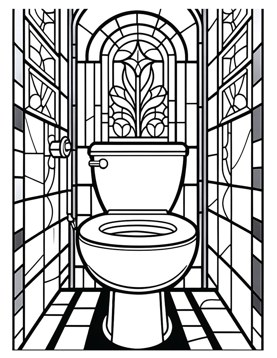 Extra-Ordinary Stained Glass Coloring Book