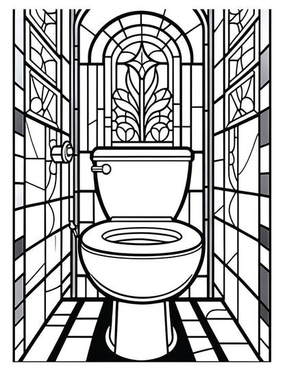 Extra-Ordinary Stained Glass Coloring Book