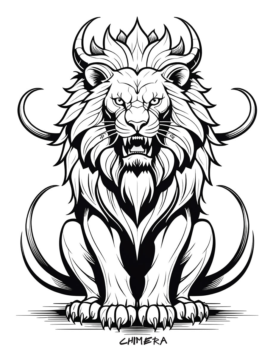 Cryptids Coloring Book