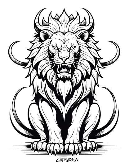 Cryptids Coloring Book