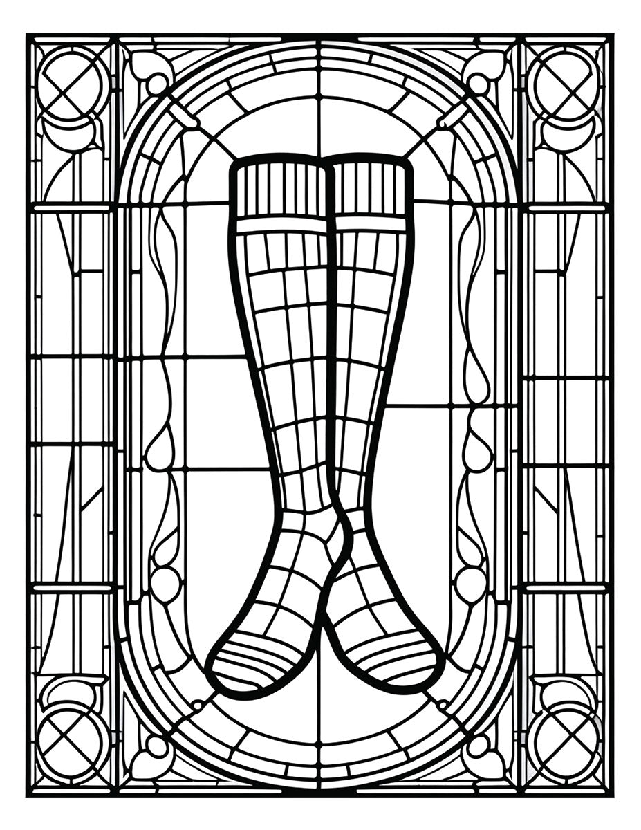 Extra-Ordinary Stained Glass Coloring Book