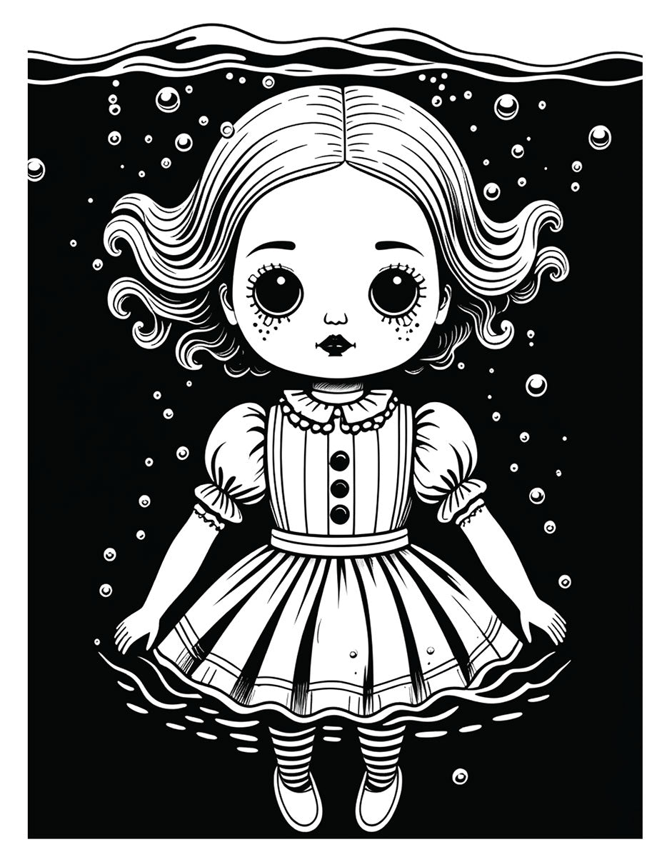 Deranged Dolls Coloring Book