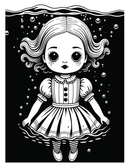 Deranged Dolls Coloring Book