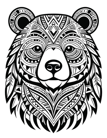Tribal Coloring Book