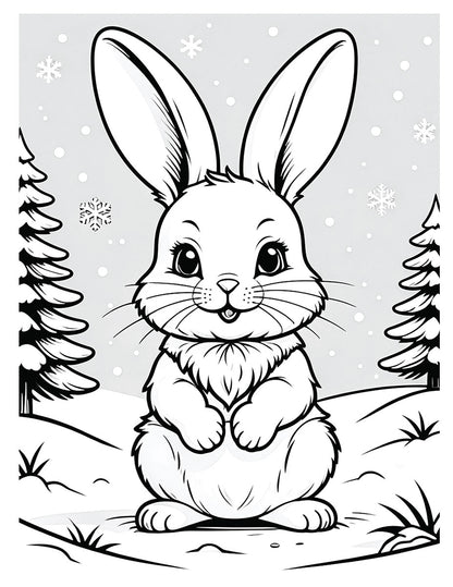 Christmas Cuties Coloring Book