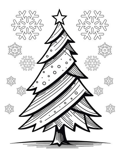 O Christmas Tree Coloring Book