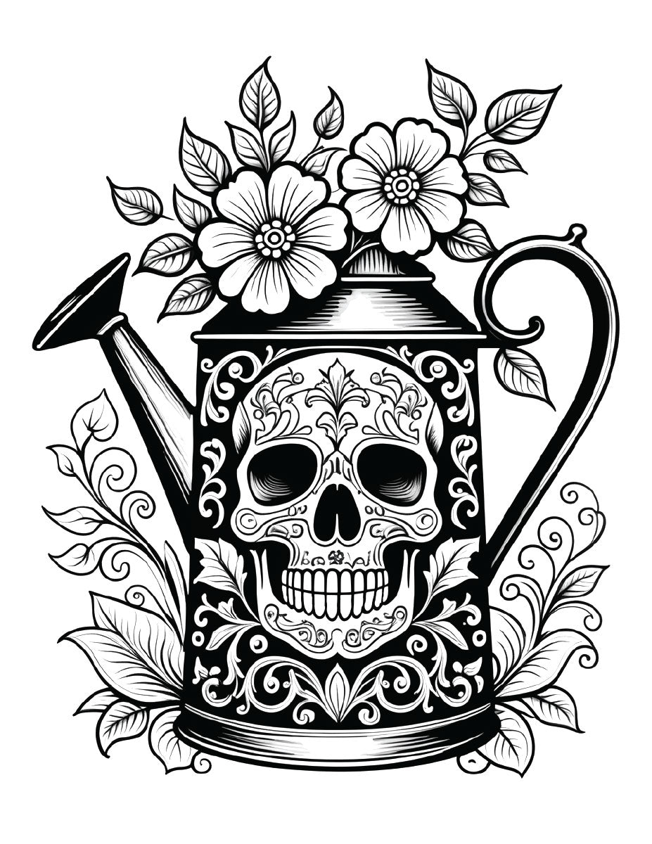 Macabre Manor Coloring Book