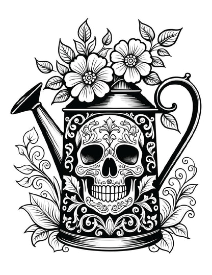 Macabre Manor Coloring Book