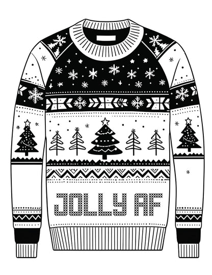 X-Mas Sweaters Coloring Book