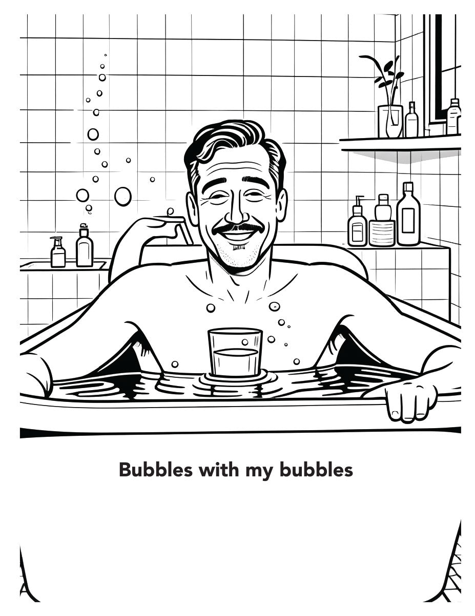 Drunk Dads Coloring Book