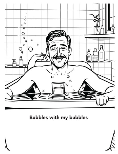 Drunk Dads Coloring Book