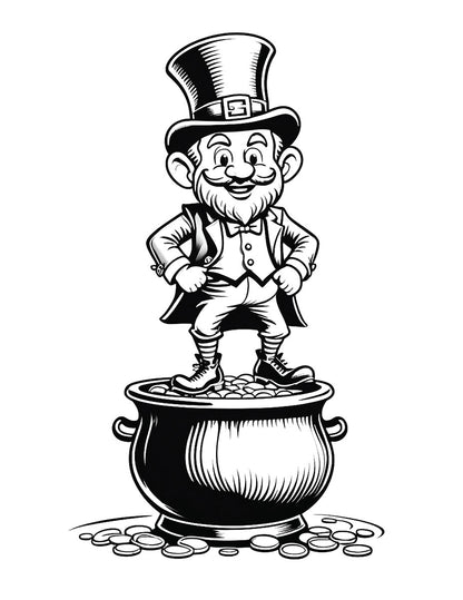 That Leprechaun Life Coloring Book