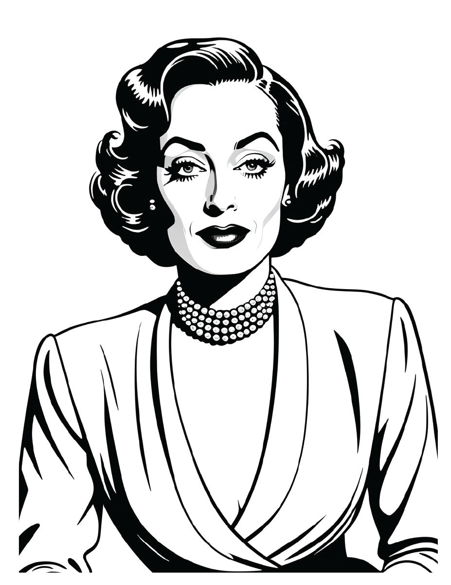 Mommy Dearest-ish Coloring Book