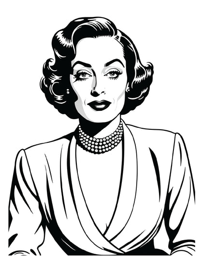 Mommy Dearest-ish Coloring Book