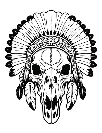 Sacred Skulls Coloring Book