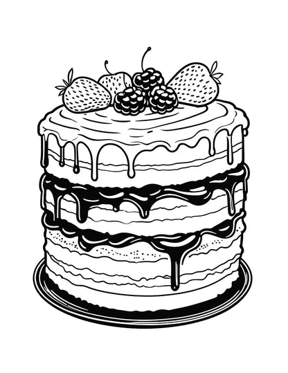 Just Desserts Coloring Book