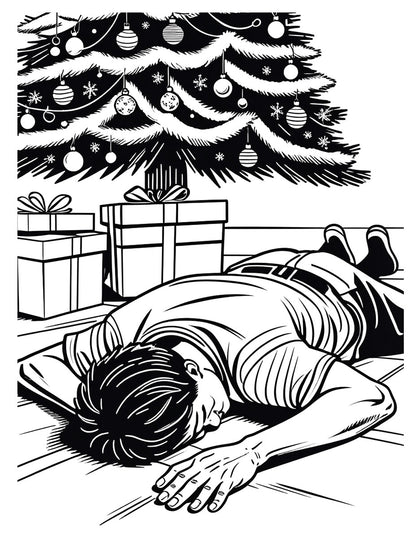 Adult X-Mas Coloring Book