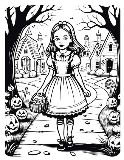 Trick or Treat Coloring Book