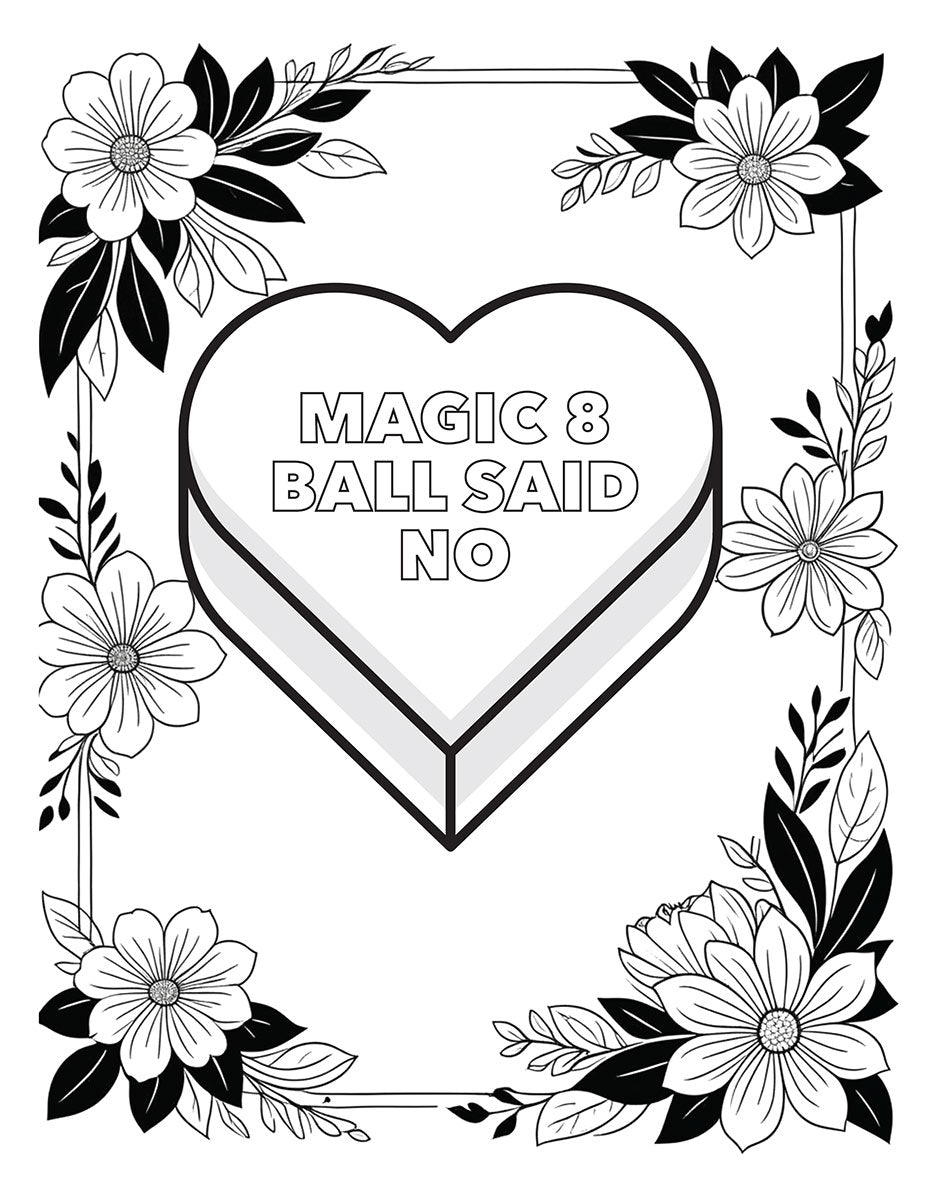 Candy Ass Excuses Coloring Book