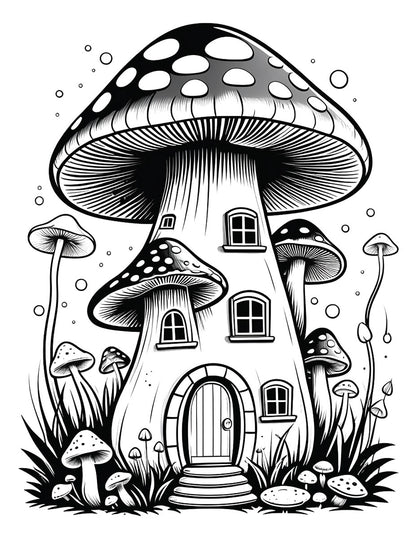 A Shroom with a View Coloring Book