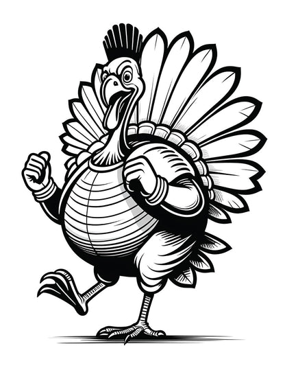 Thanksgiving Therapy Coloring Book