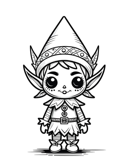 What the Elf? Coloring Book