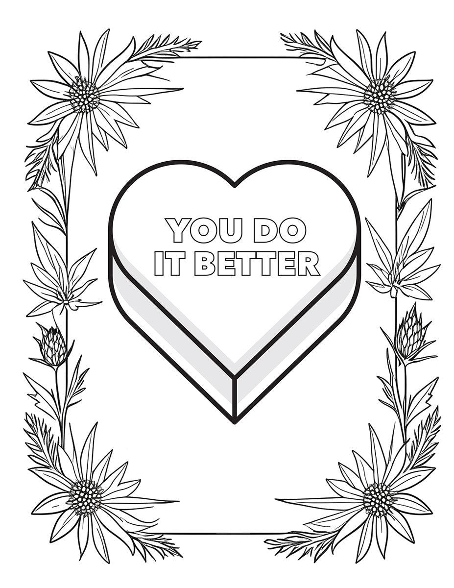 Candy Ass Excuses Coloring Book