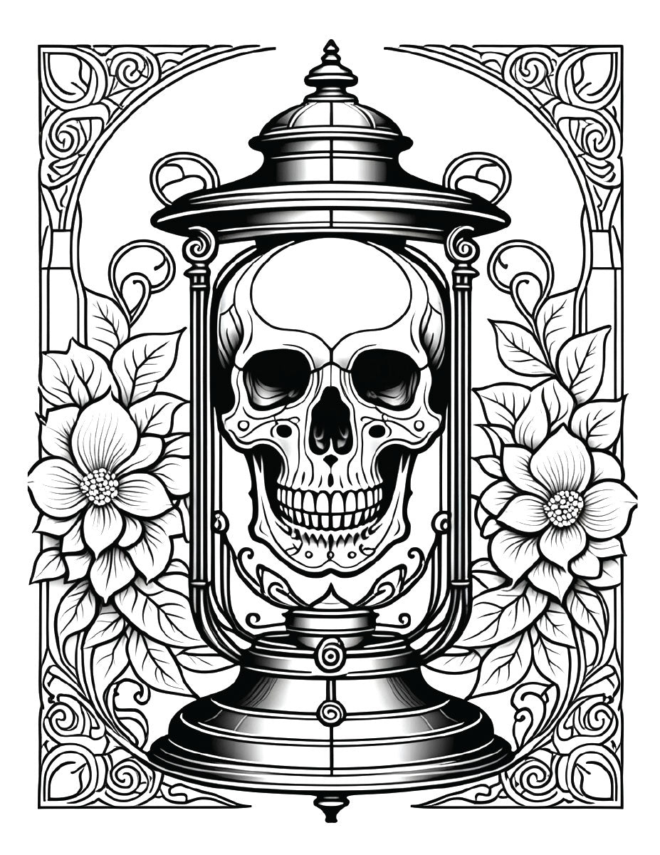 Macabre Manor Coloring Book