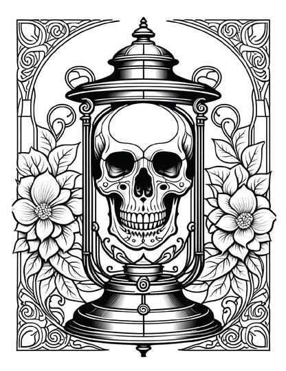 Macabre Manor Coloring Book