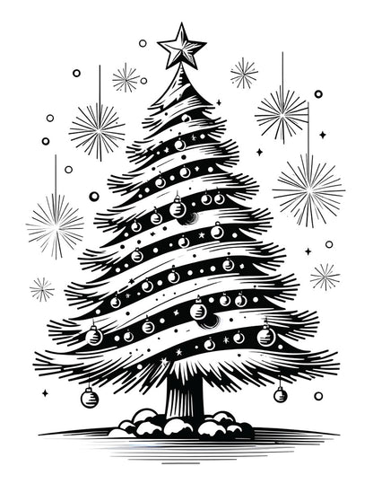 O Christmas Tree Coloring Book
