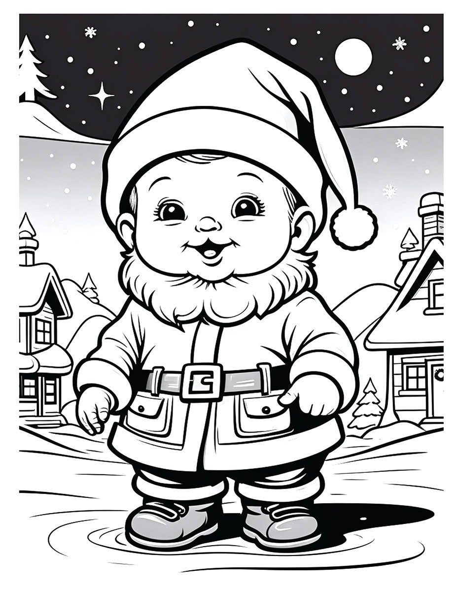 Christmas Cuties Coloring Book