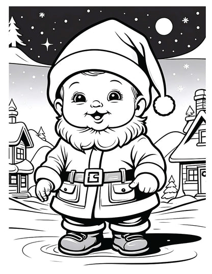 Christmas Cuties Coloring Book