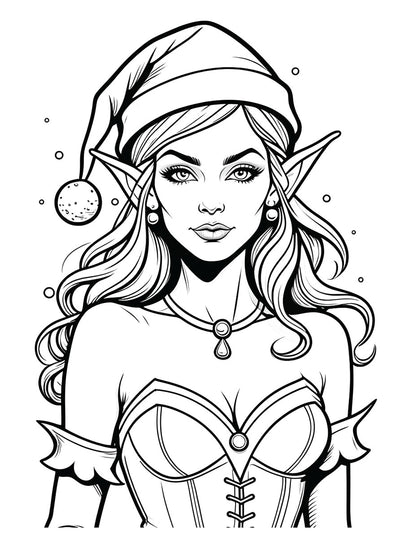 Adult X-Mas Coloring Book