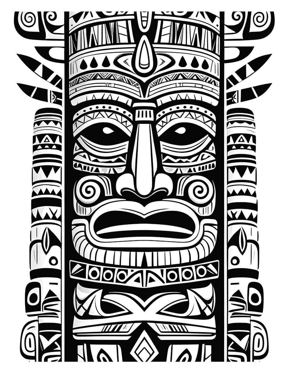 Tribal Coloring Book