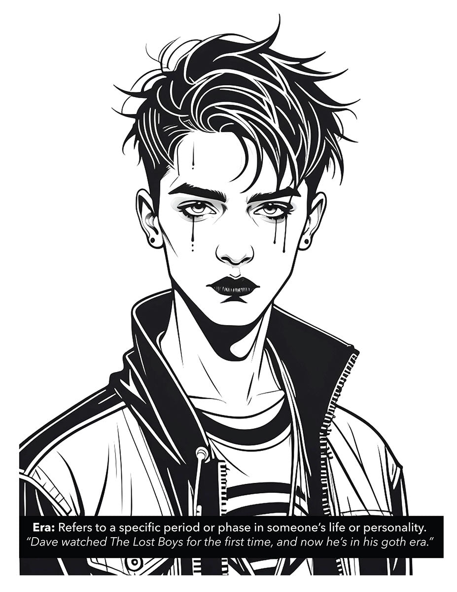 Adult Dictionary Coloring Book