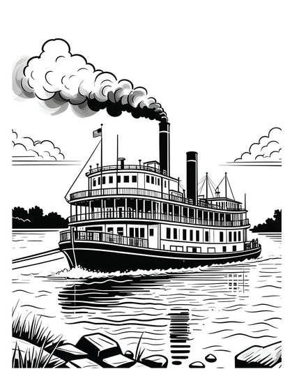 New Orleans Coloring Book
