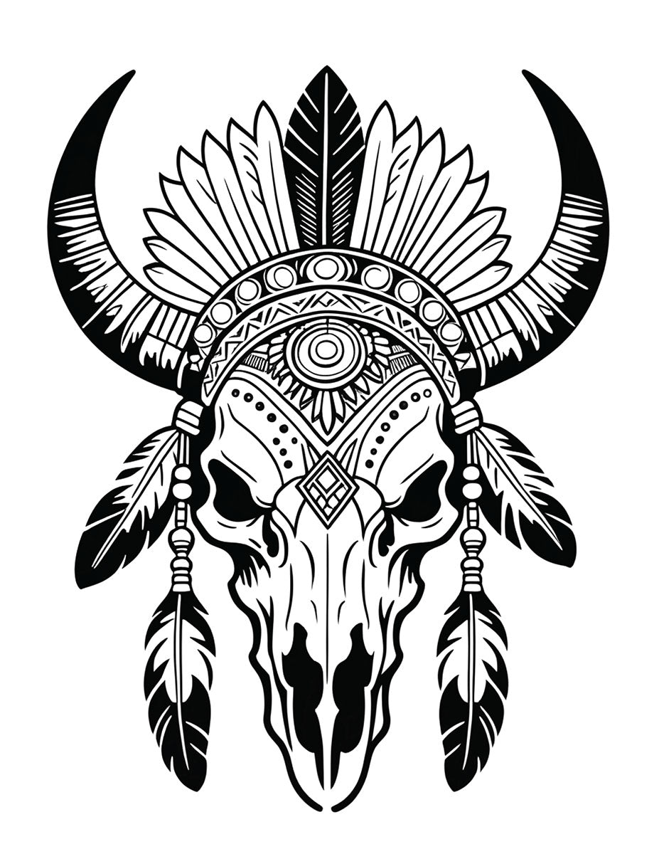 Sacred Skulls Coloring Book
