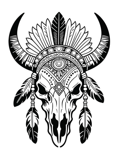 Sacred Skulls Coloring Book