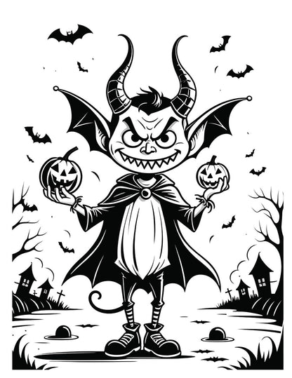 Trick or Treat Coloring Book