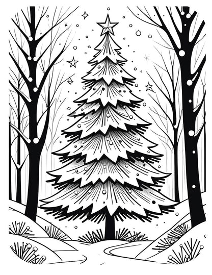 O Christmas Tree Coloring Book