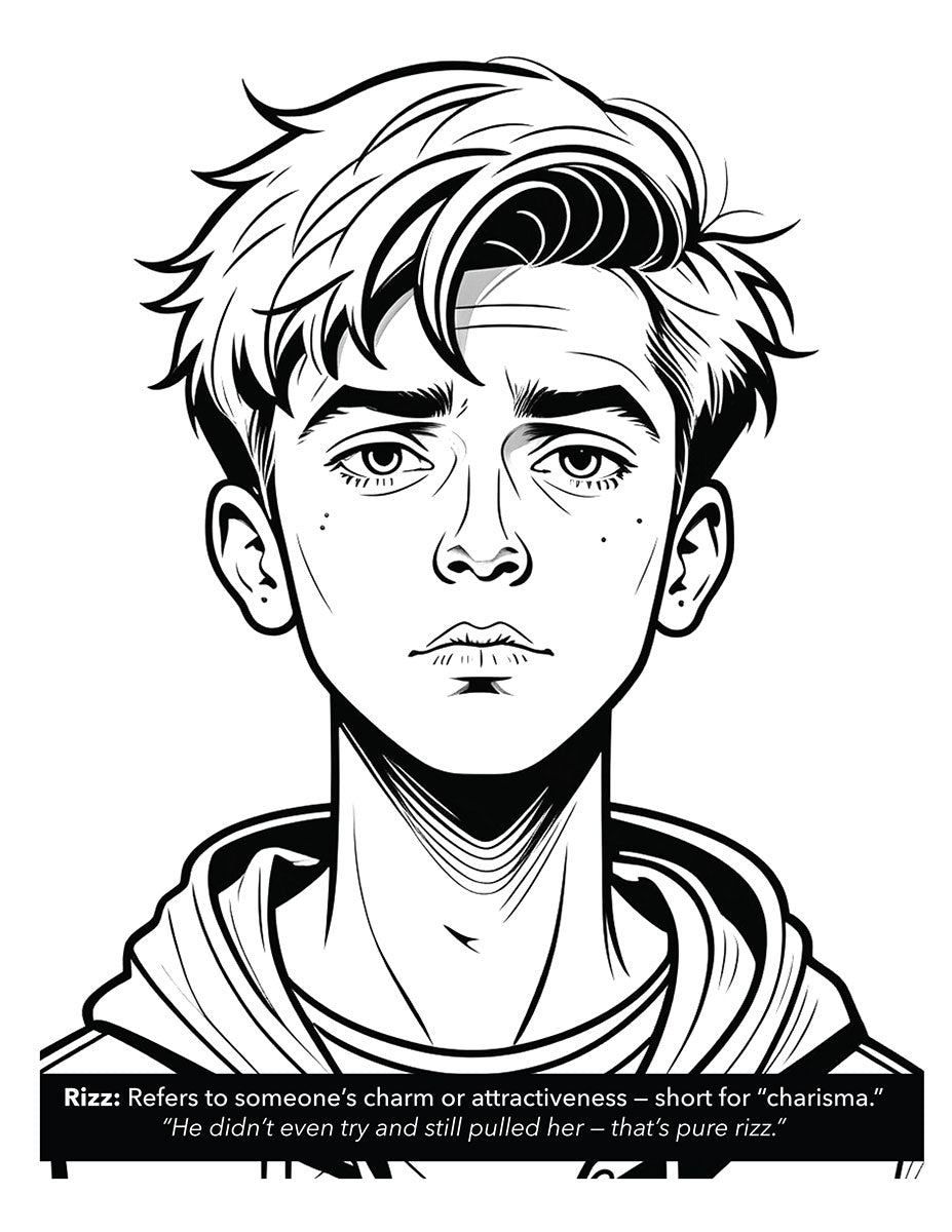 Adult Dictionary Coloring Book