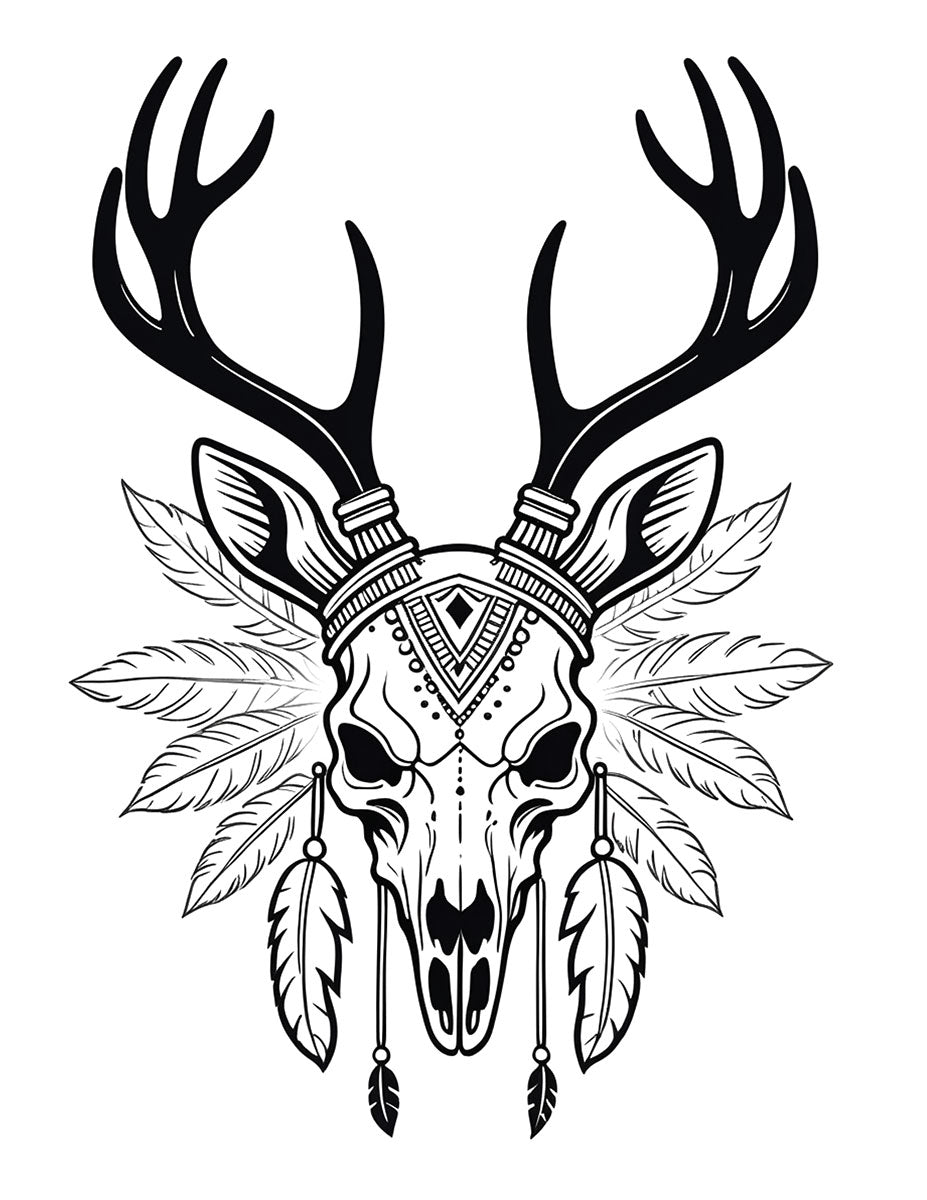 Sacred Skulls Coloring Book