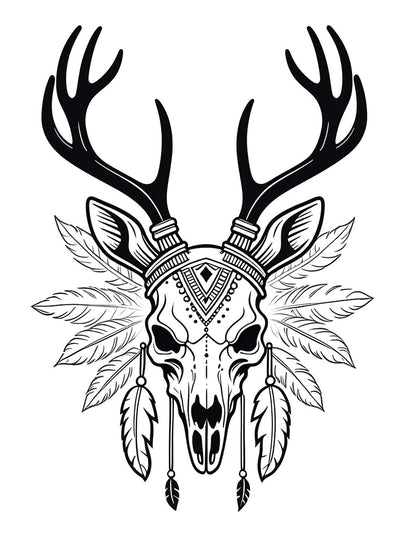 Sacred Skulls Coloring Book