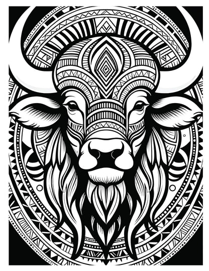 Tribal Coloring Book