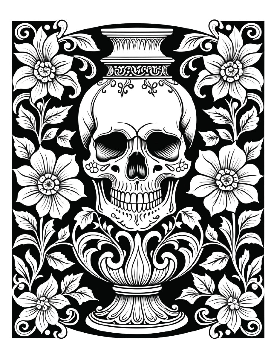 Macabre Manor Coloring Book